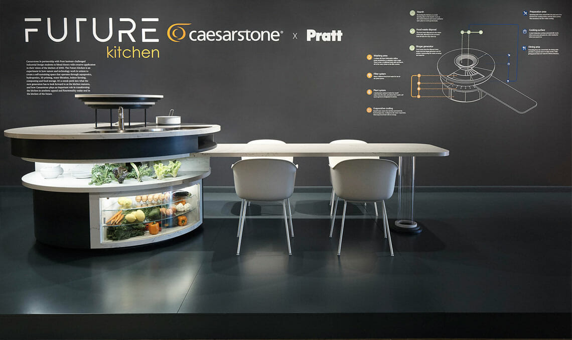 future kitchen design smaller space efficient